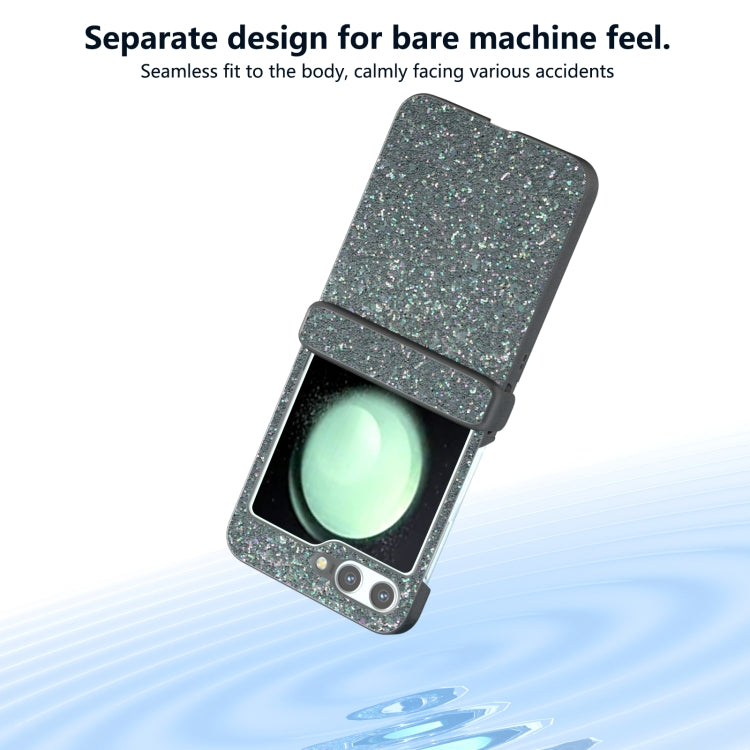 For Samsung Galaxy Z Flip5 Glitter Powder Diamond Paint Shockproof Phone Case