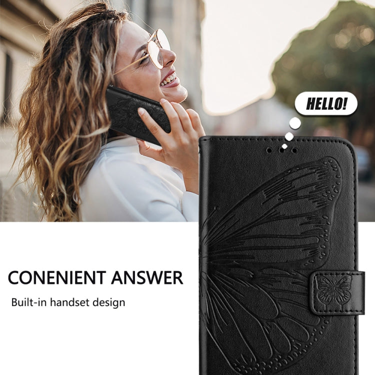For vivo Y03 4G Global Embossed Butterfly Leather Phone Case