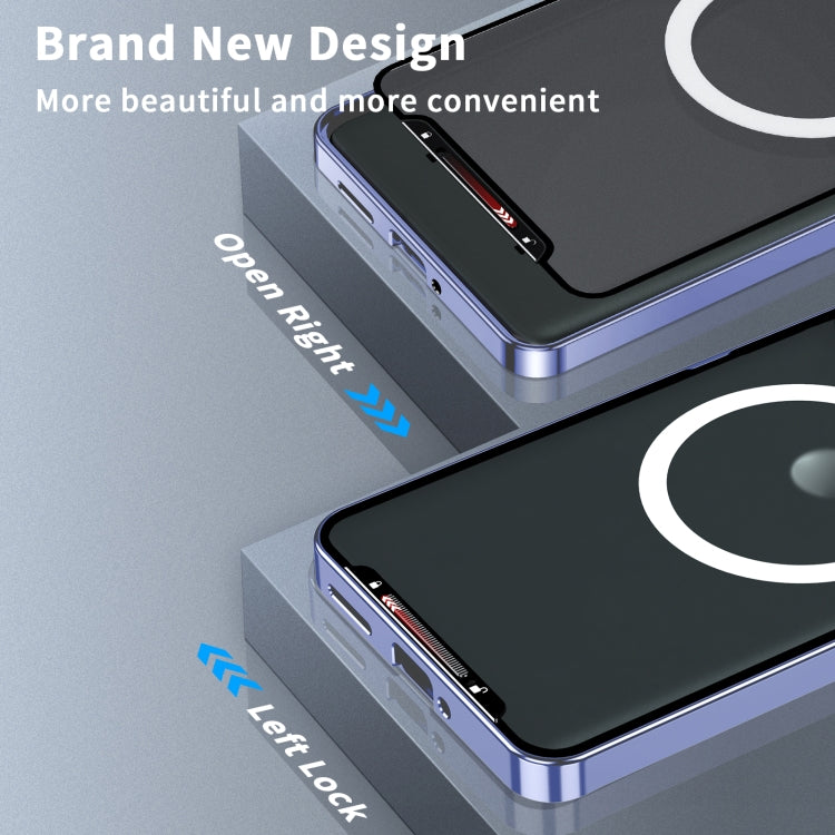 For Motorola Moto X50 Ultra Frosted Metal MagSafe Magnetic Phone Case