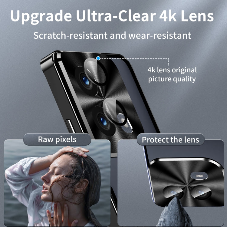 For Motorola Edge 2024 Frosted Metal MagSafe Magnetic Phone Case