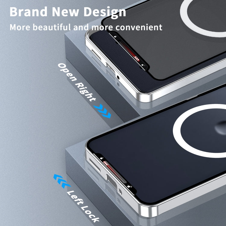 For Motorola Edge 2024 Frosted Metal MagSafe Magnetic Phone Case