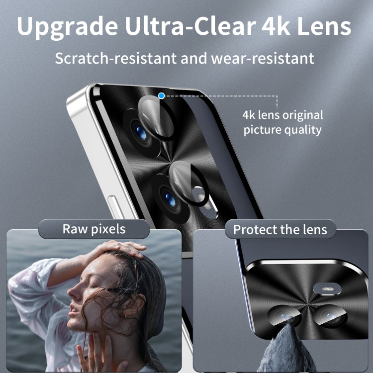 For Motorola Edge 2024 Frosted Metal MagSafe Magnetic Phone Case