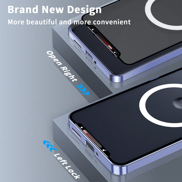 For Motorola Edge 2024 Frosted Metal MagSafe Magnetic Phone Case
