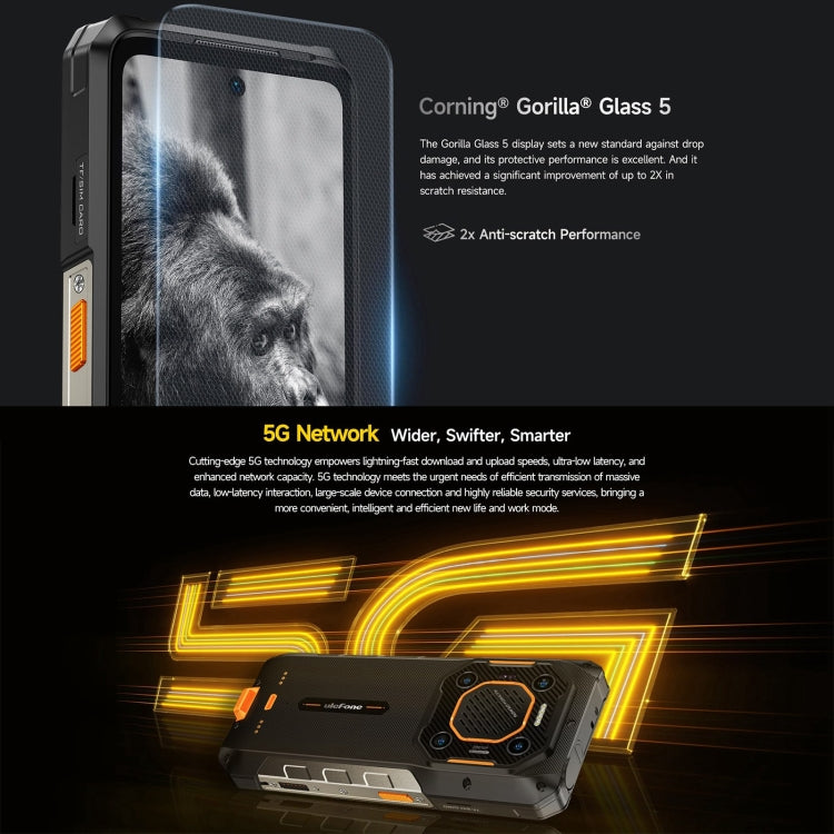 [HK Warehouse] Ulefone Armor 26 Ultra Rugged Phone, 12GB+512GB, 6.78 inch Android 13 MediaTek Dimensity 8020 Octa Core, Network: 5G, NFC - Black