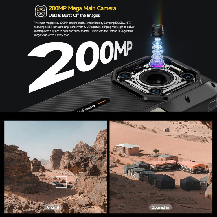 [HK Warehouse] Ulefone Armor 26 Ultra Rugged Phone, 12GB+512GB, 6.78 inch Android 13 MediaTek Dimensity 8020 Octa Core, Network: 5G, NFC - Black