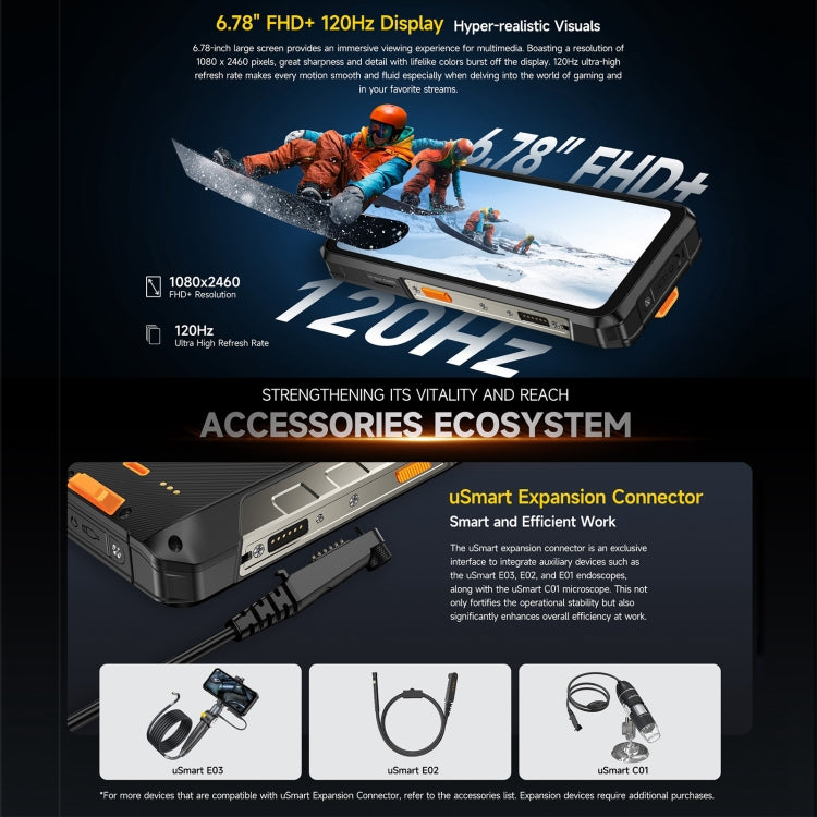 [HK Warehouse] Ulefone Armor 26 Ultra Walkie-Talkie Version Rugged Phone, 12GB+512GB, 6.78 inch Android 13 MediaTek Dimensity 8020 Octa Core, Network: 5G, NFC - Black