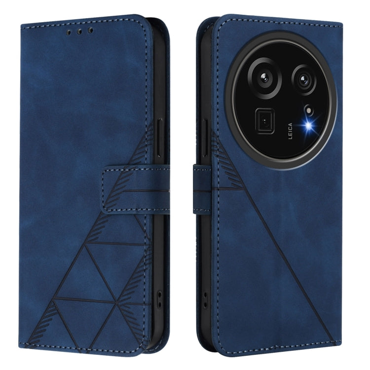 For Sharp Aquos R9 Pro / SH-54E Crossbody 3D Embossed Flip Leather Phone Case