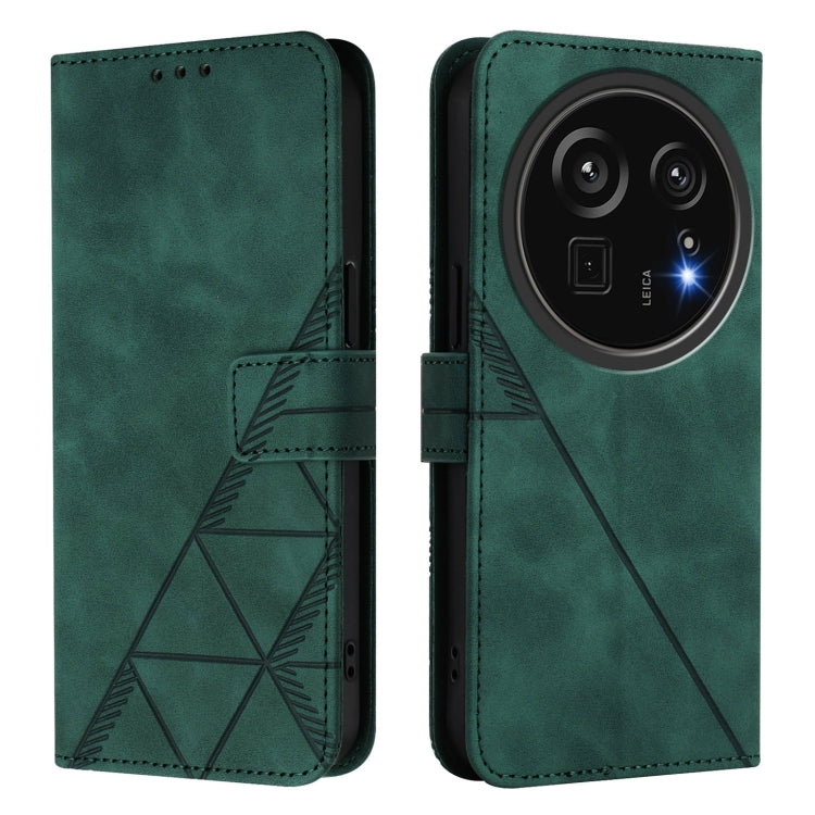 For Sharp Aquos R9 Pro / SH-54E Crossbody 3D Embossed Flip Leather Phone Case