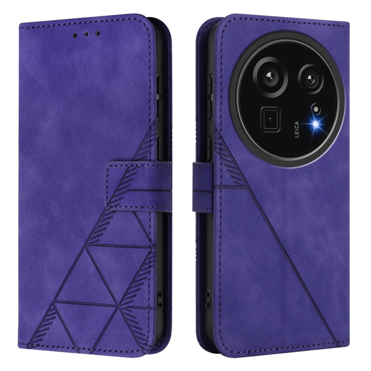 For Sharp Aquos R9 Pro / SH-54E Crossbody 3D Embossed Flip Leather Phone Case
