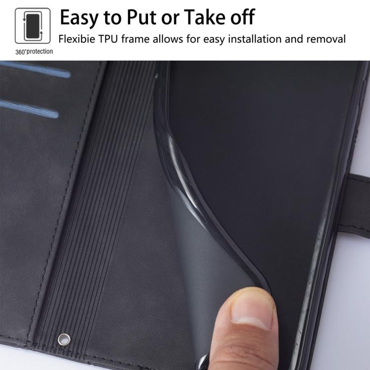 For Sharp Aquos R11 Crossbody 3D Embossed Flip Leather Phone Case