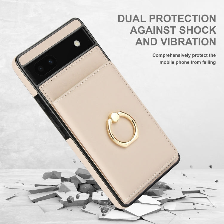 For Google Pixel 6a RFID Anti-theft Card Ring Holder Phone Case