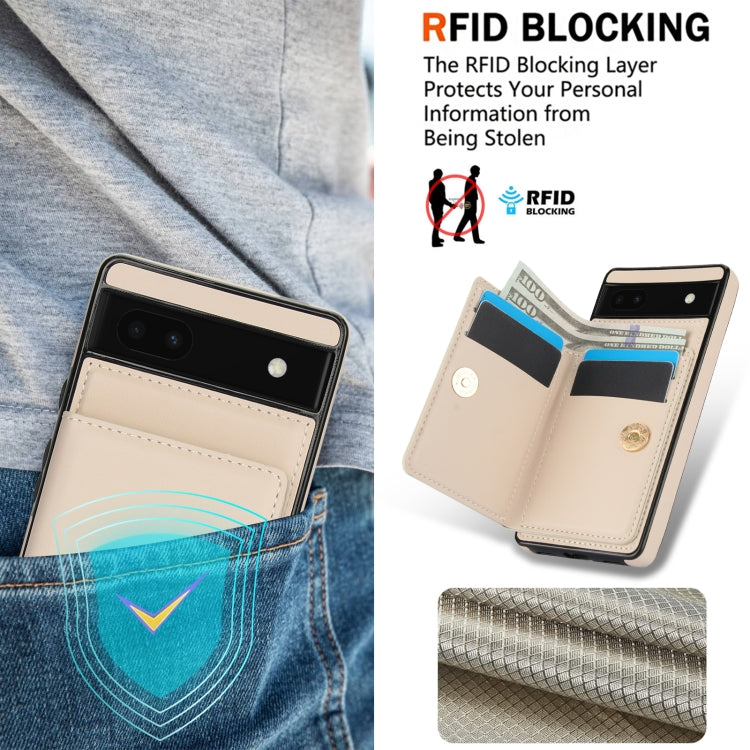 For Google Pixel 6a RFID Anti-theft Card Ring Holder Phone Case