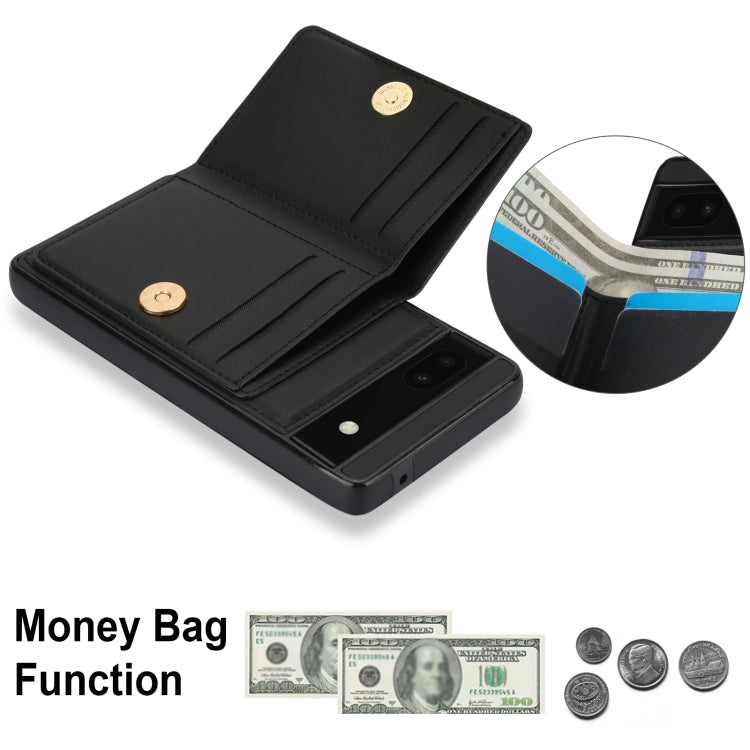 For Google Pixel 6a RFID Anti-theft Card Ring Holder Phone Case