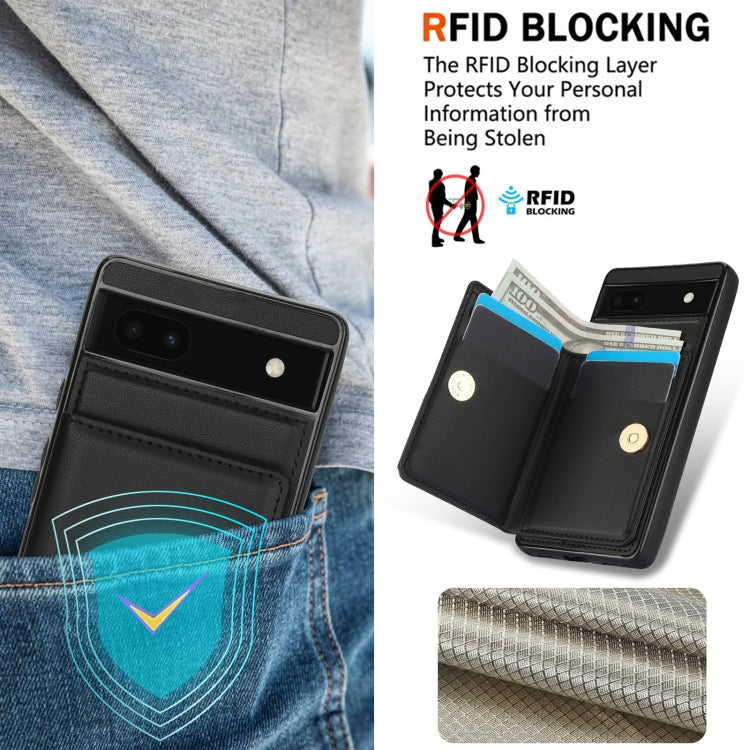 For Google Pixel 6a RFID Anti-theft Card Ring Holder Phone Case