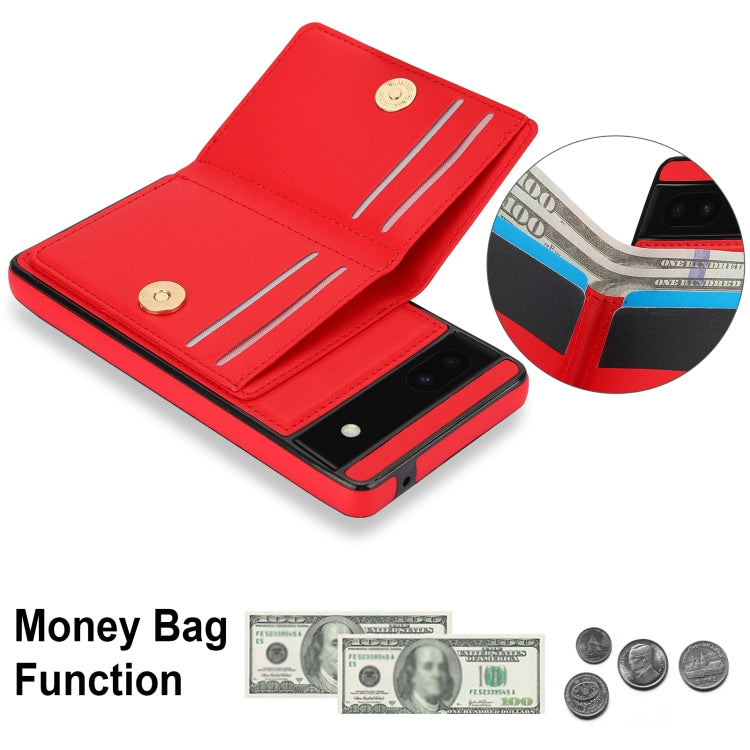 For Google Pixel 6a RFID Anti-theft Card Ring Holder Phone Case