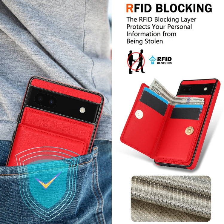For Google Pixel 6a RFID Anti-theft Card Ring Holder Phone Case