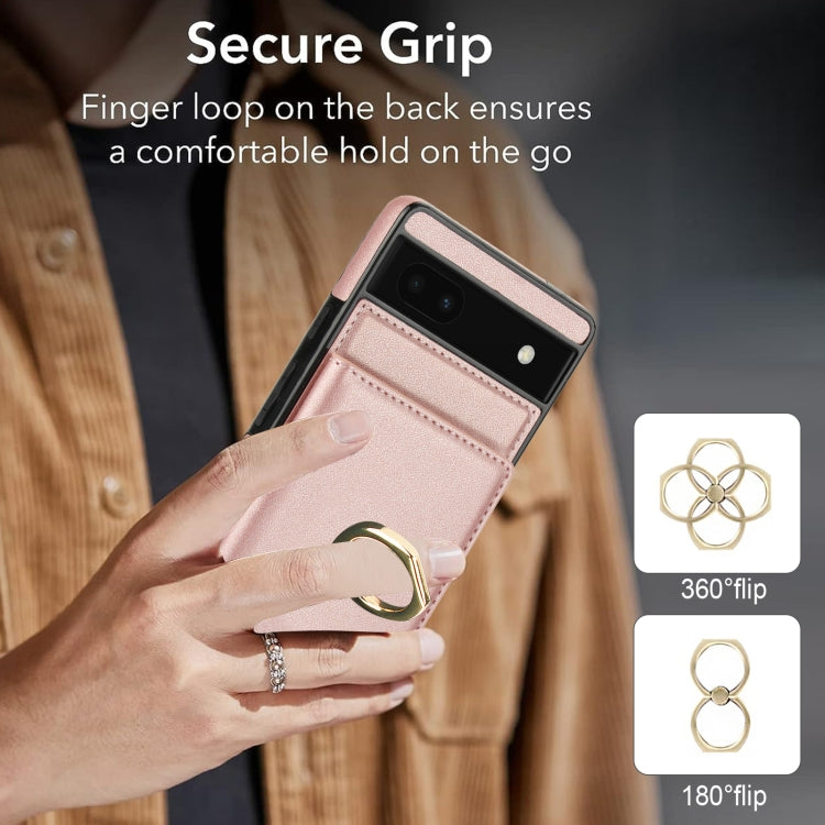 For Google Pixel 6a RFID Anti-theft Card Ring Holder Phone Case
