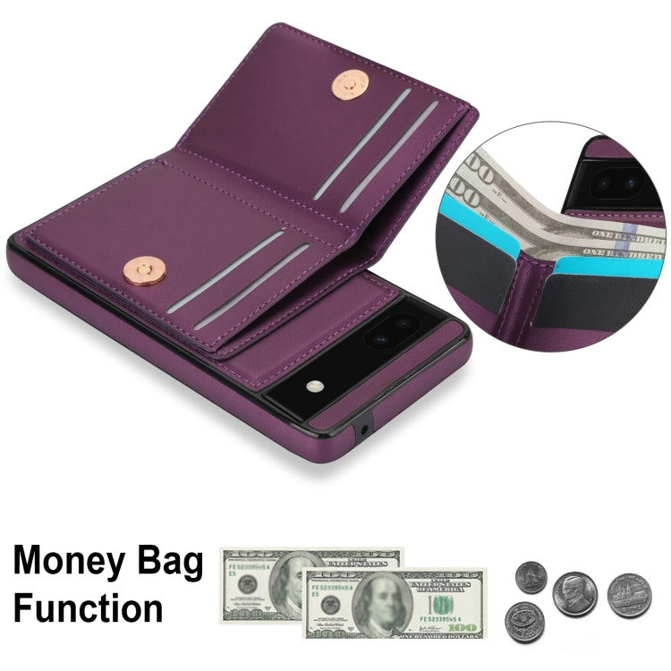 For Google Pixel 6a RFID Anti-theft Card Ring Holder Phone Case