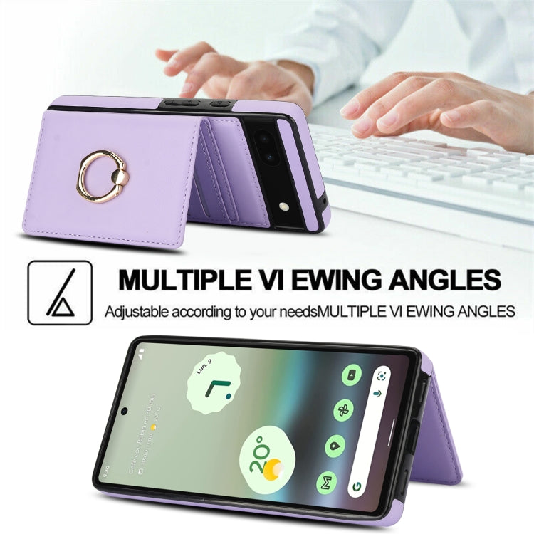 For Google Pixel 6a RFID Anti-theft Card Ring Holder Phone Case