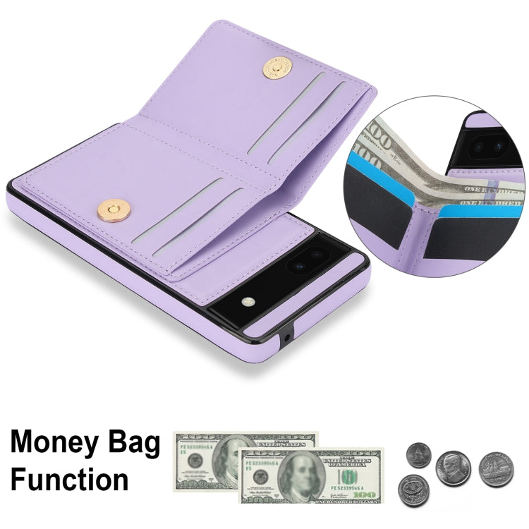For Google Pixel 6a RFID Anti-theft Card Ring Holder Phone Case
