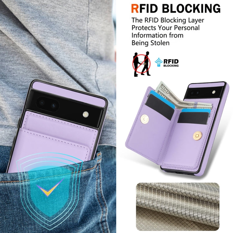 For Google Pixel 6a RFID Anti-theft Card Ring Holder Phone Case