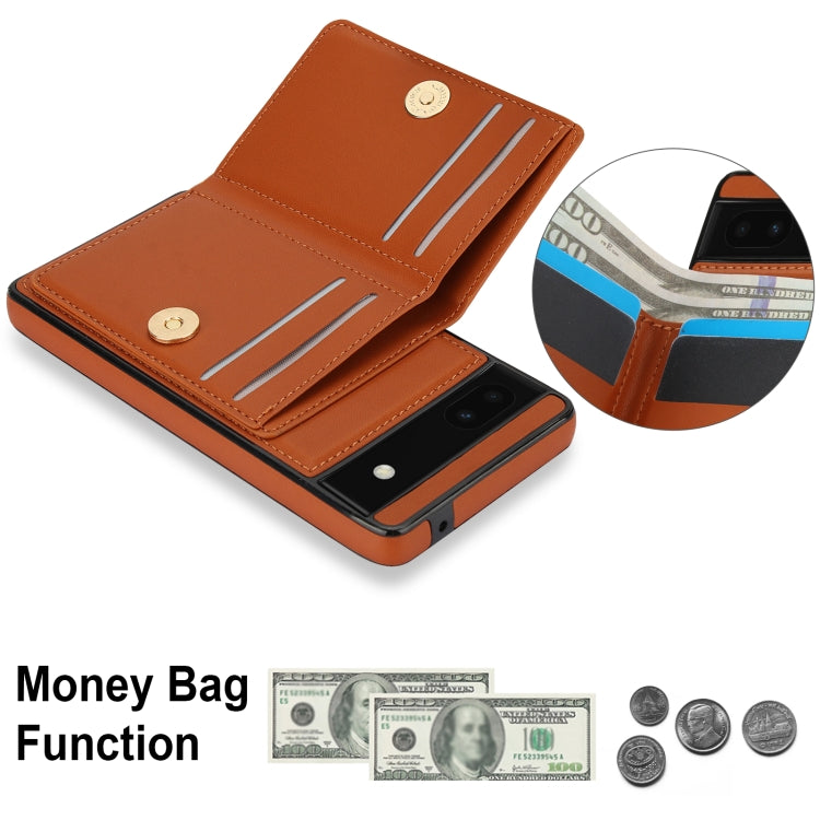 For Google Pixel 6a RFID Anti-theft Card Ring Holder Phone Case