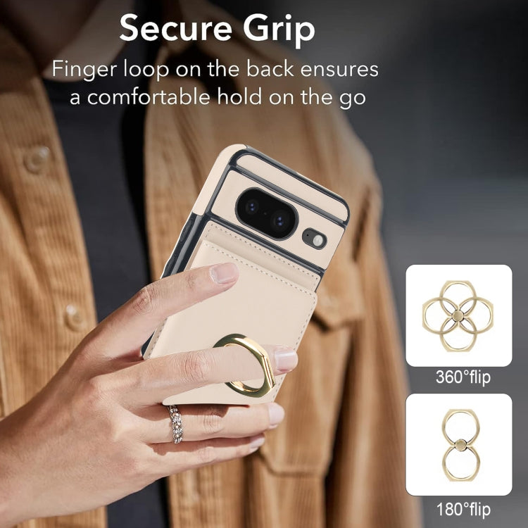 For Google Pixel 8 RFID Anti-theft Card Ring Holder Phone Case
