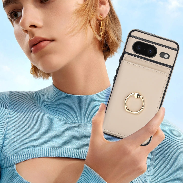 For Google Pixel 8 RFID Anti-theft Card Ring Holder Phone Case