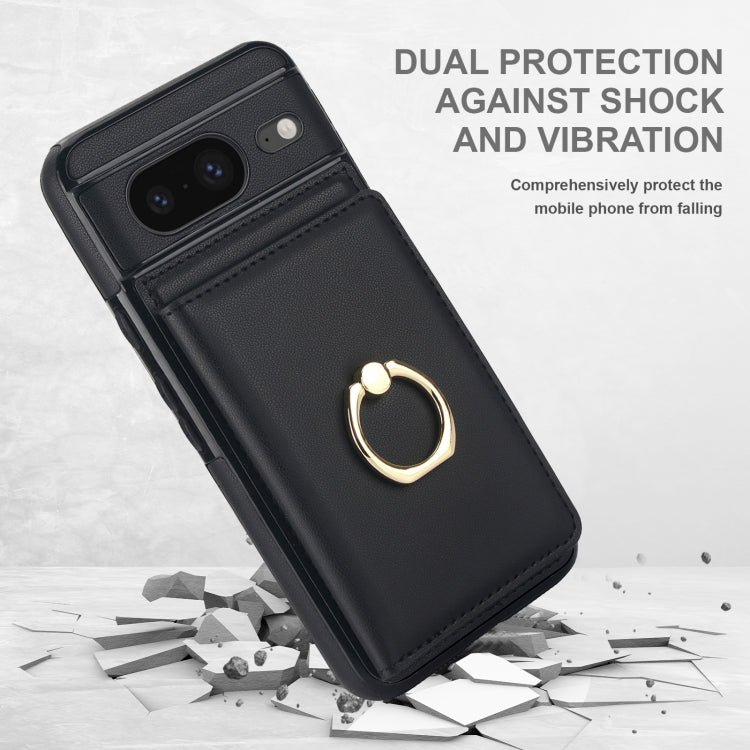 For Google Pixel 8 RFID Anti-theft Card Ring Holder Phone Case