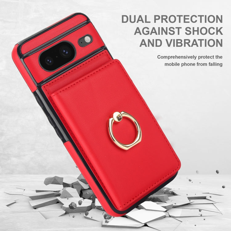For Google Pixel 8 RFID Anti-theft Card Ring Holder Phone Case