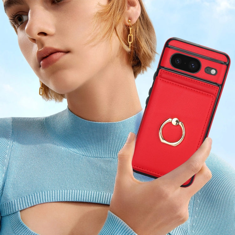 For Google Pixel 8 RFID Anti-theft Card Ring Holder Phone Case
