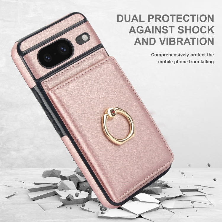 For Google Pixel 8 RFID Anti-theft Card Ring Holder Phone Case