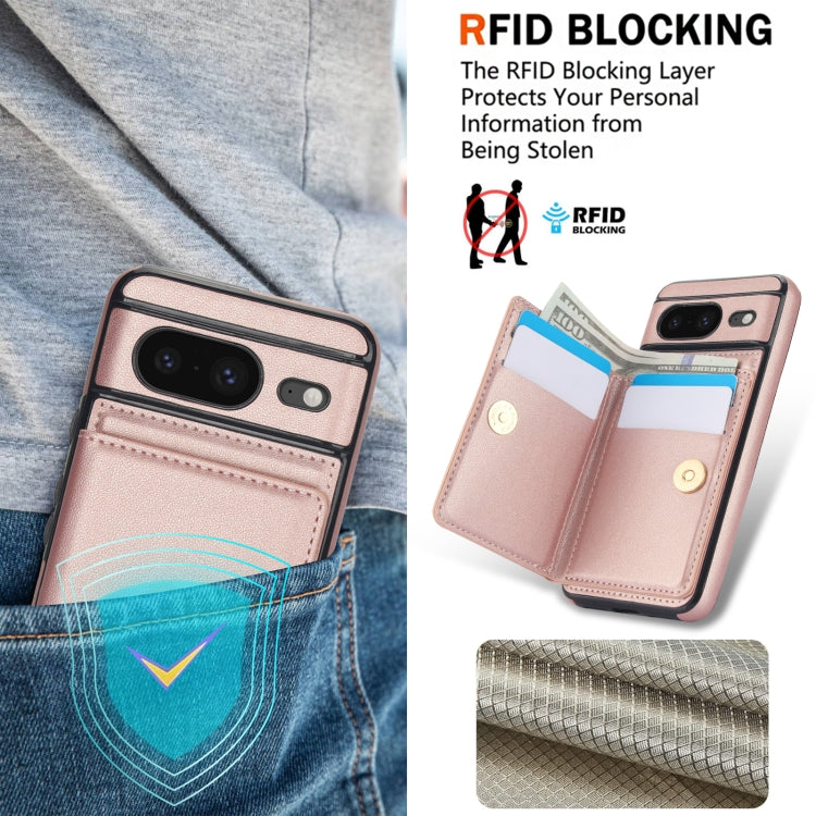 For Google Pixel 8 RFID Anti-theft Card Ring Holder Phone Case