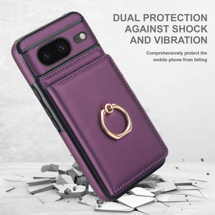 For Google Pixel 8 RFID Anti-theft Card Ring Holder Phone Case