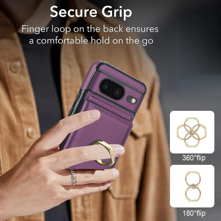 For Google Pixel 8 RFID Anti-theft Card Ring Holder Phone Case