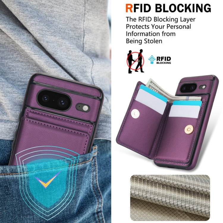 For Google Pixel 8 RFID Anti-theft Card Ring Holder Phone Case
