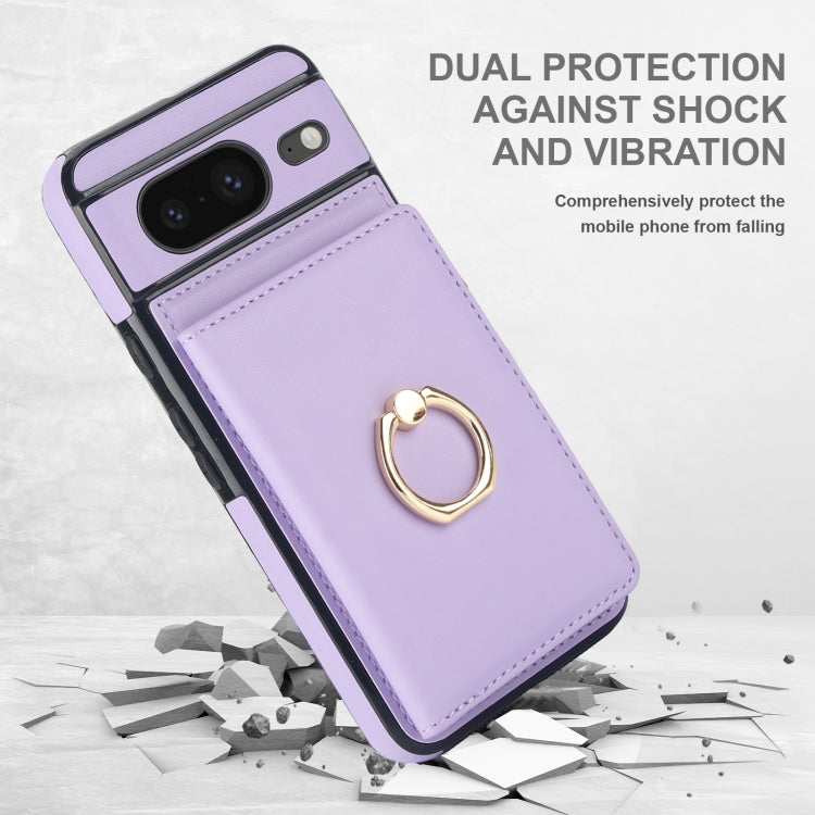 For Google Pixel 8 RFID Anti-theft Card Ring Holder Phone Case