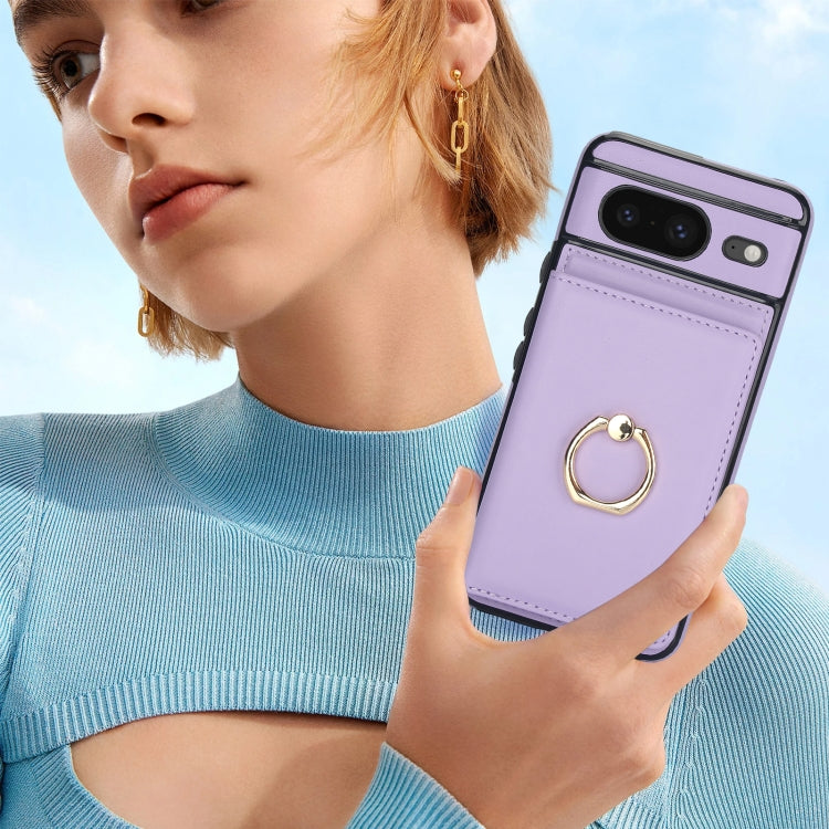 For Google Pixel 8 RFID Anti-theft Card Ring Holder Phone Case