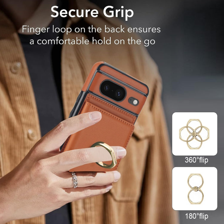 For Google Pixel 8 RFID Anti-theft Card Ring Holder Phone Case