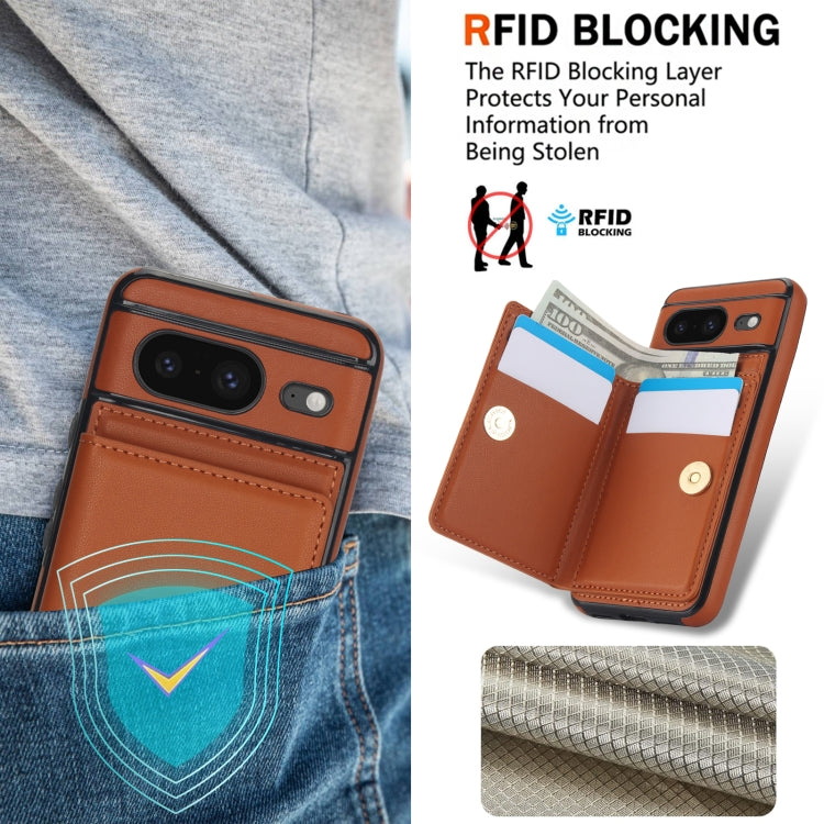 For Google Pixel 8 RFID Anti-theft Card Ring Holder Phone Case
