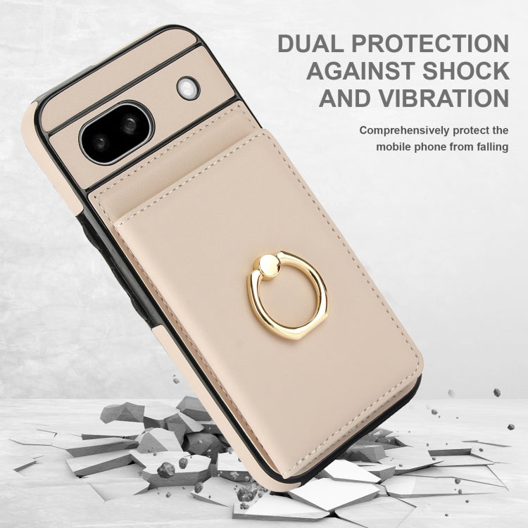 For Google Pixel 8a RFID Anti-theft Card Ring Holder Phone Case