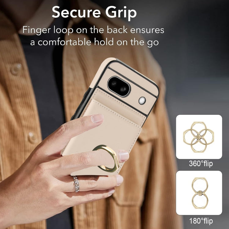 For Google Pixel 8a RFID Anti-theft Card Ring Holder Phone Case