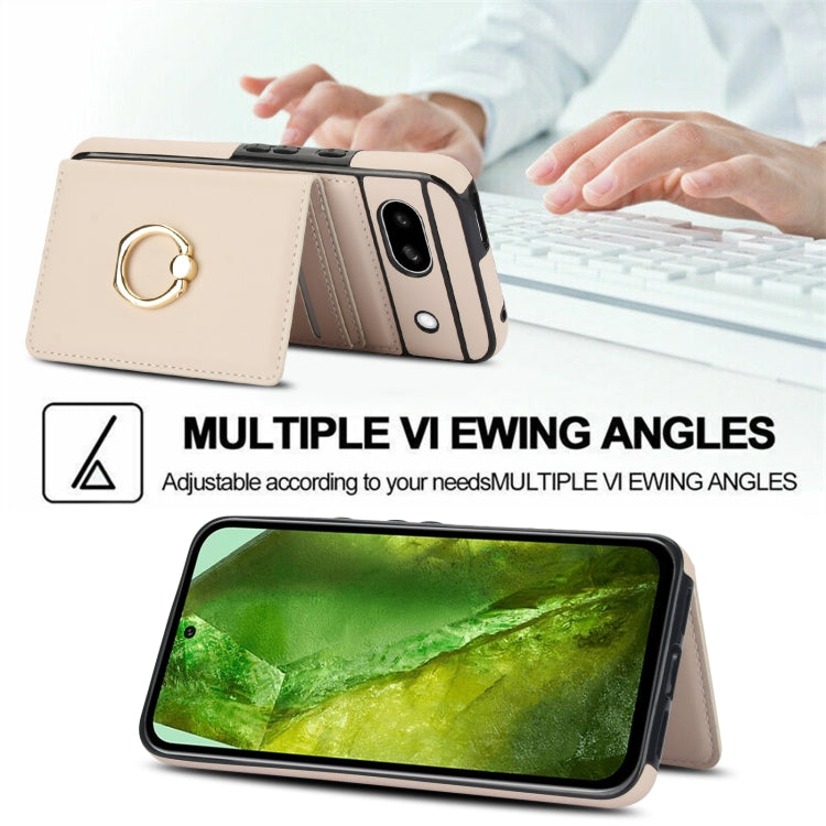 For Google Pixel 8a RFID Anti-theft Card Ring Holder Phone Case