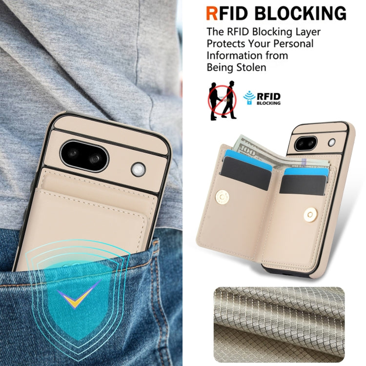 For Google Pixel 8a RFID Anti-theft Card Ring Holder Phone Case