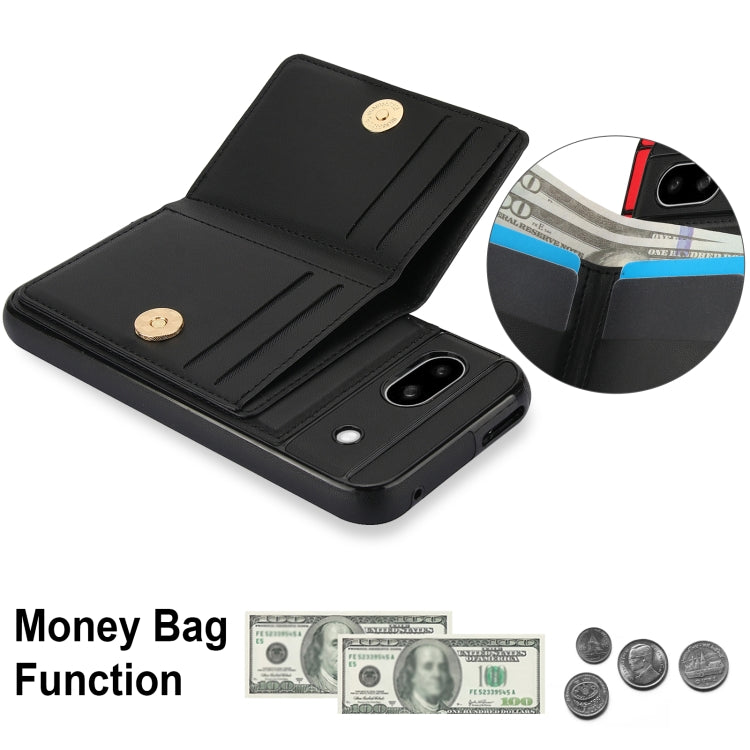 For Google Pixel 8a RFID Anti-theft Card Ring Holder Phone Case