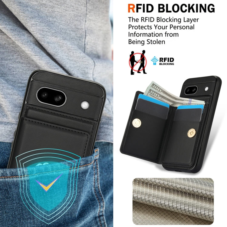 For Google Pixel 8a RFID Anti-theft Card Ring Holder Phone Case