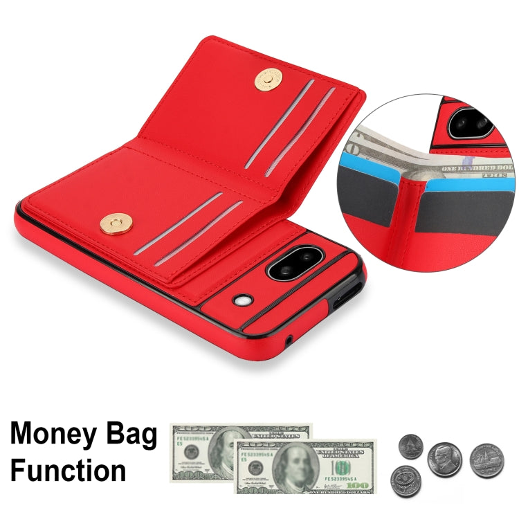 For Google Pixel 8a RFID Anti-theft Card Ring Holder Phone Case