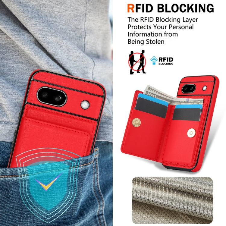 For Google Pixel 8a RFID Anti-theft Card Ring Holder Phone Case