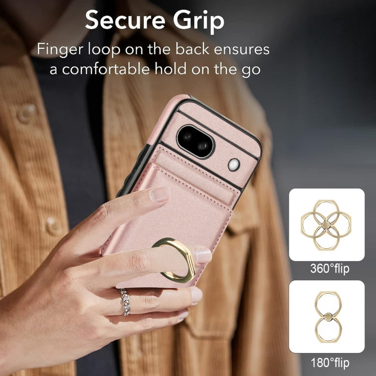 For Google Pixel 8a RFID Anti-theft Card Ring Holder Phone Case