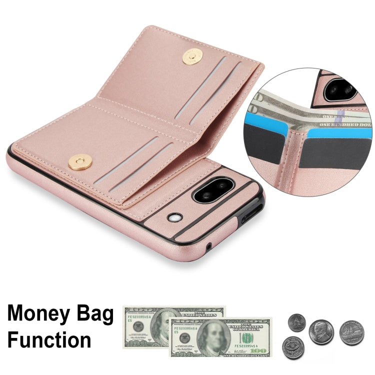 For Google Pixel 8a RFID Anti-theft Card Ring Holder Phone Case